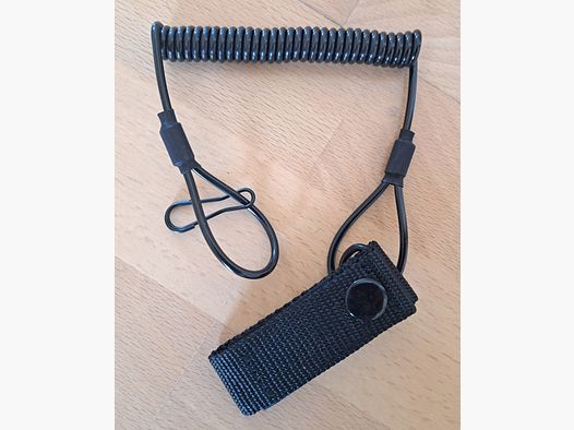 Cuerda de sujeción para armas cortas