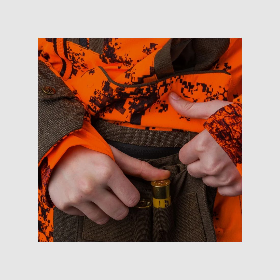 Veste Somlys Thermo-Hunt camouflage orange digital, image 6 sur 13