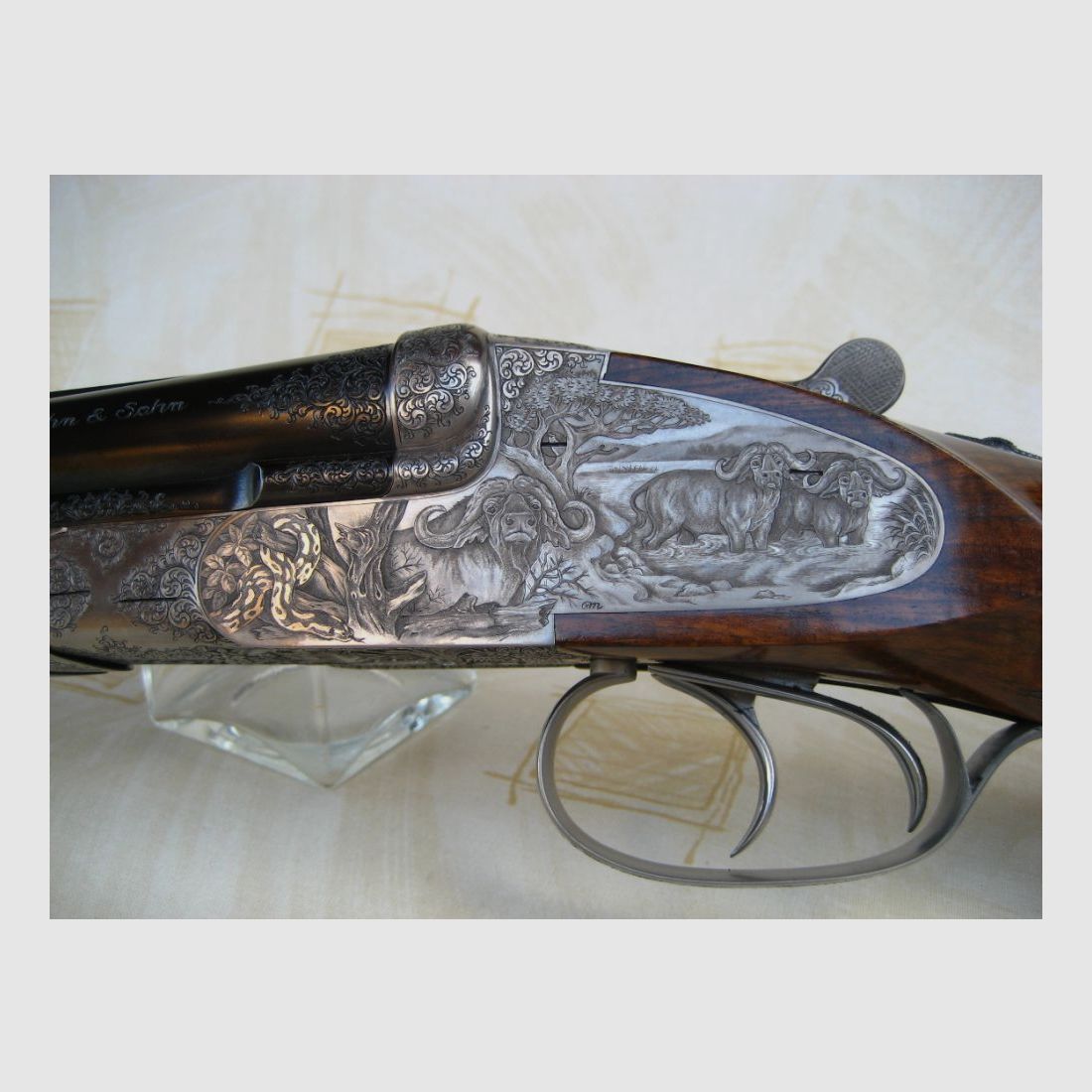 Ziegenhahn & Son double rifle Big Five with interchangeable barrel including ammunition !!
