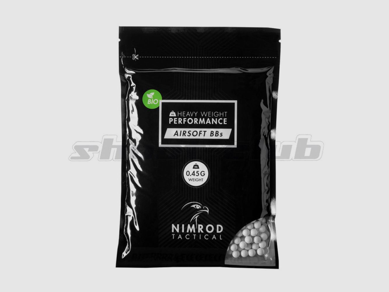 Nimrod 0,45 g Airsoft Bio BB Professional Performance - 1000 Stück