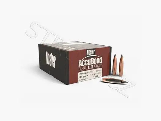 Projectiles Nosler ABLR .270 cal, dia .277, 150grs
