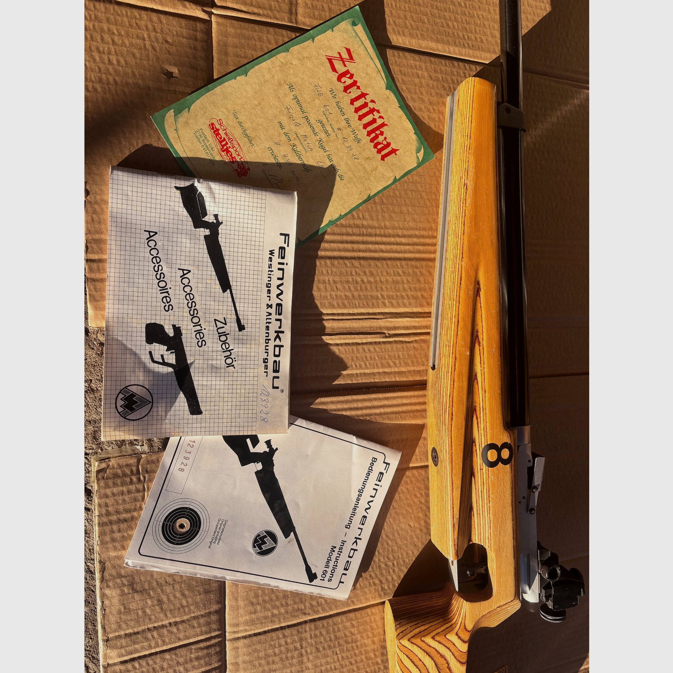 Fine work construction model 601 match air rifle/defective