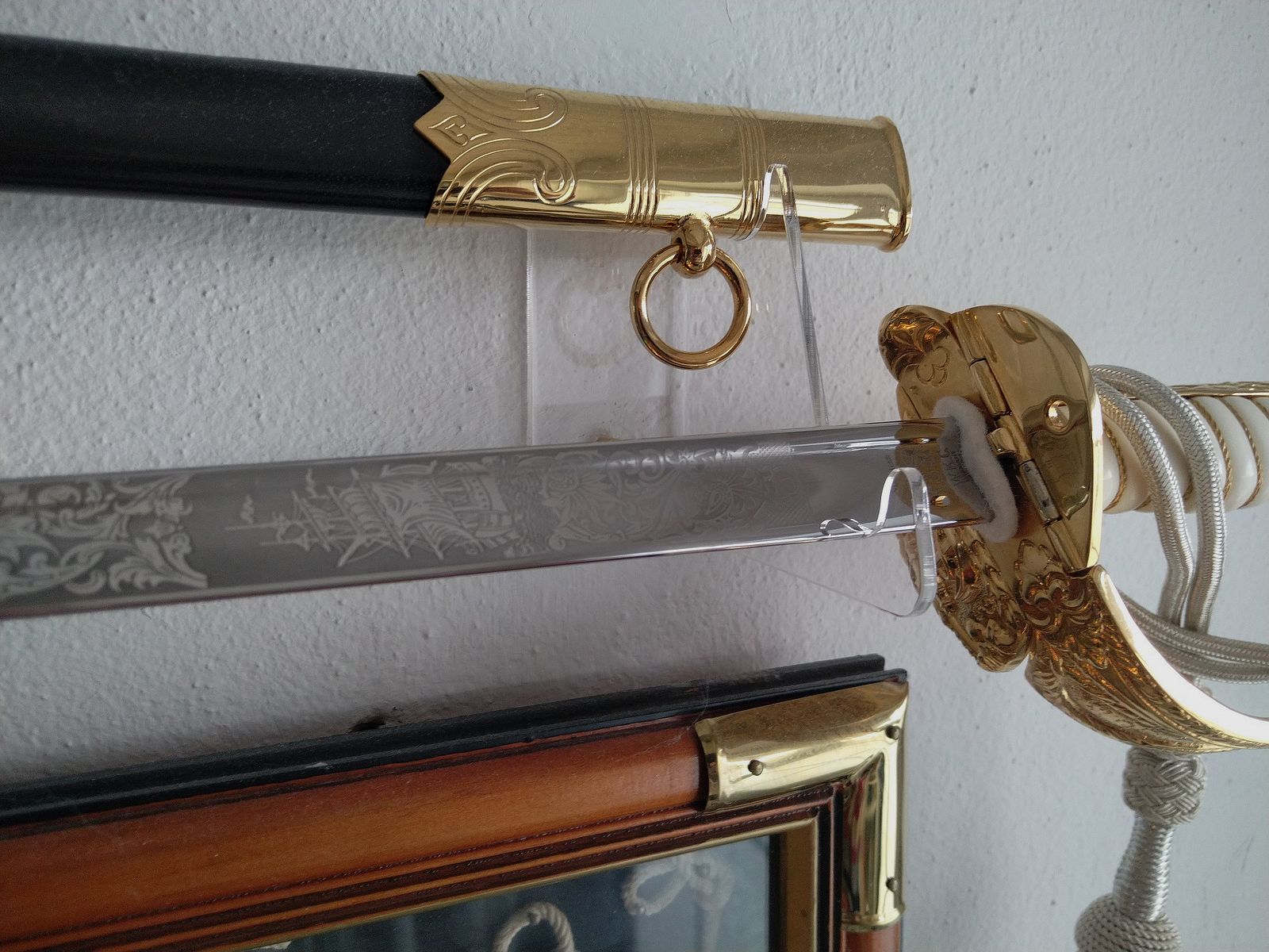 Sable de oficial de marina alemán M/1923 WKC Solingen
