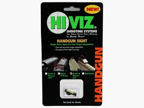 HIVIZ SW617-G S&W REVOLVER FRONT SIGHT, GREEN