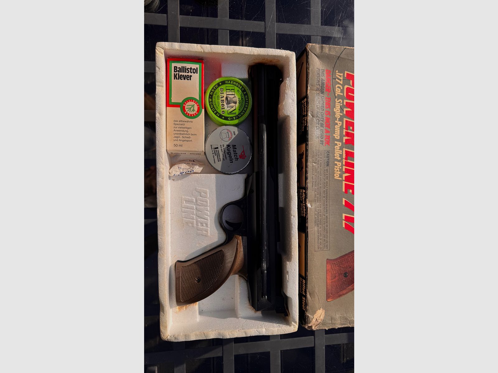 Daisy Powerline 717 Match-Druckluftpistole – Wie NEU in OVP mit Kaufbeleg!