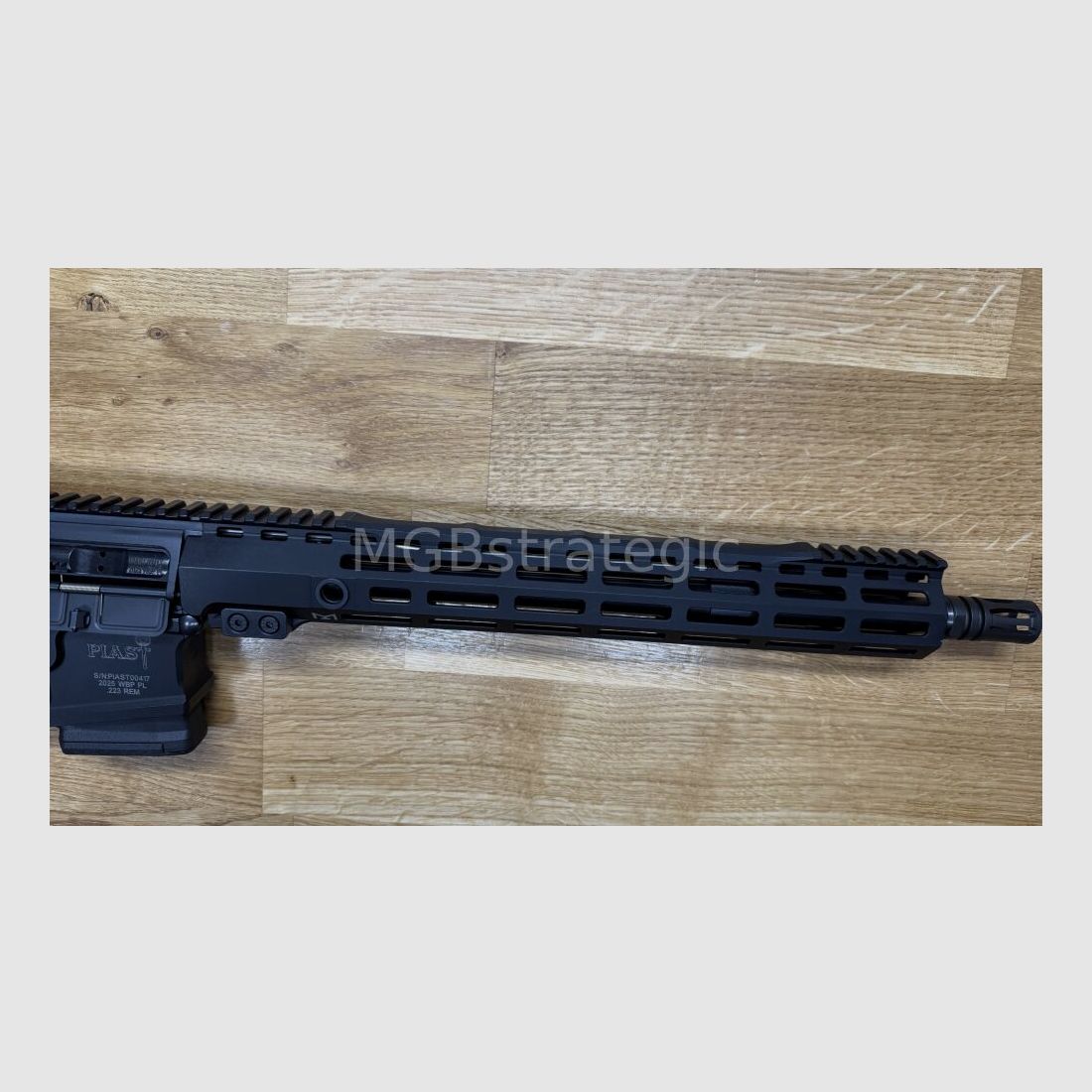 WBP PIASR - rifle semiautomático .223Rem - tipo AR-15 AR15 14,5" - para titulares de licencia de caza anual - 1/8 de torsión - gatillo Match Triggertech Duty de un solo nivel