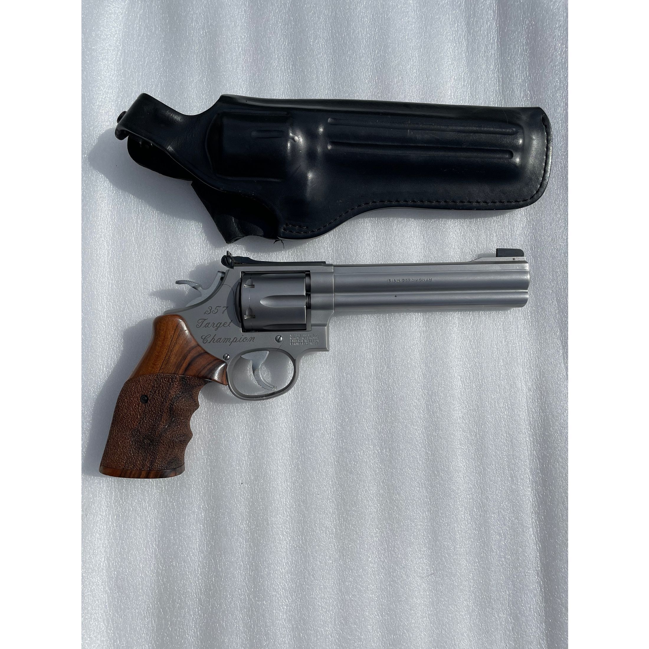 S&W Revolver Mod. 686 Target Champion, 6", cal. .357 Mag., stainl./matt