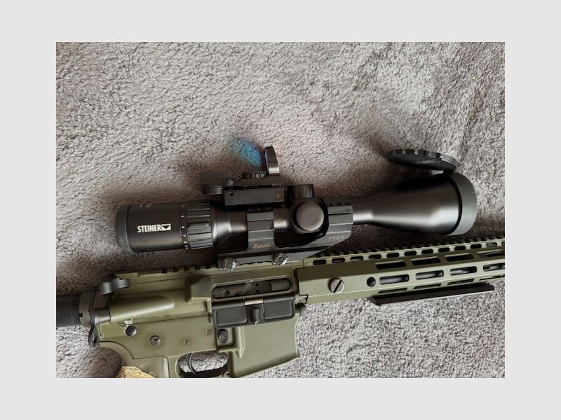 Oberland Arms AR 15 233 Rem / A-TEC, AR 30-4 Schalldämpfer/ Steiner Ranger 4 3-12x56mm