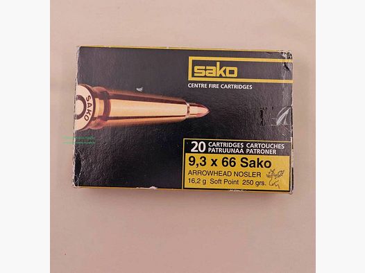 Sako - Finnland Büchsenpatronen 9,3x66Sako/.370SakoMag