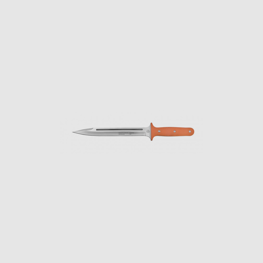 PUMA XP cuchillo de cerdo 15, cuchillo de caza, naranja G10 con piel de pez, funda de Kydex
