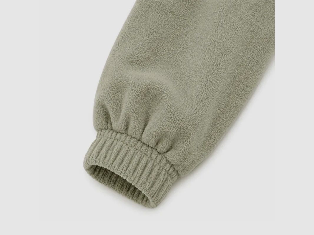 Fleece-Jacke Jagd Commando 2 Taschen olivgrün, Bild 6 von 10