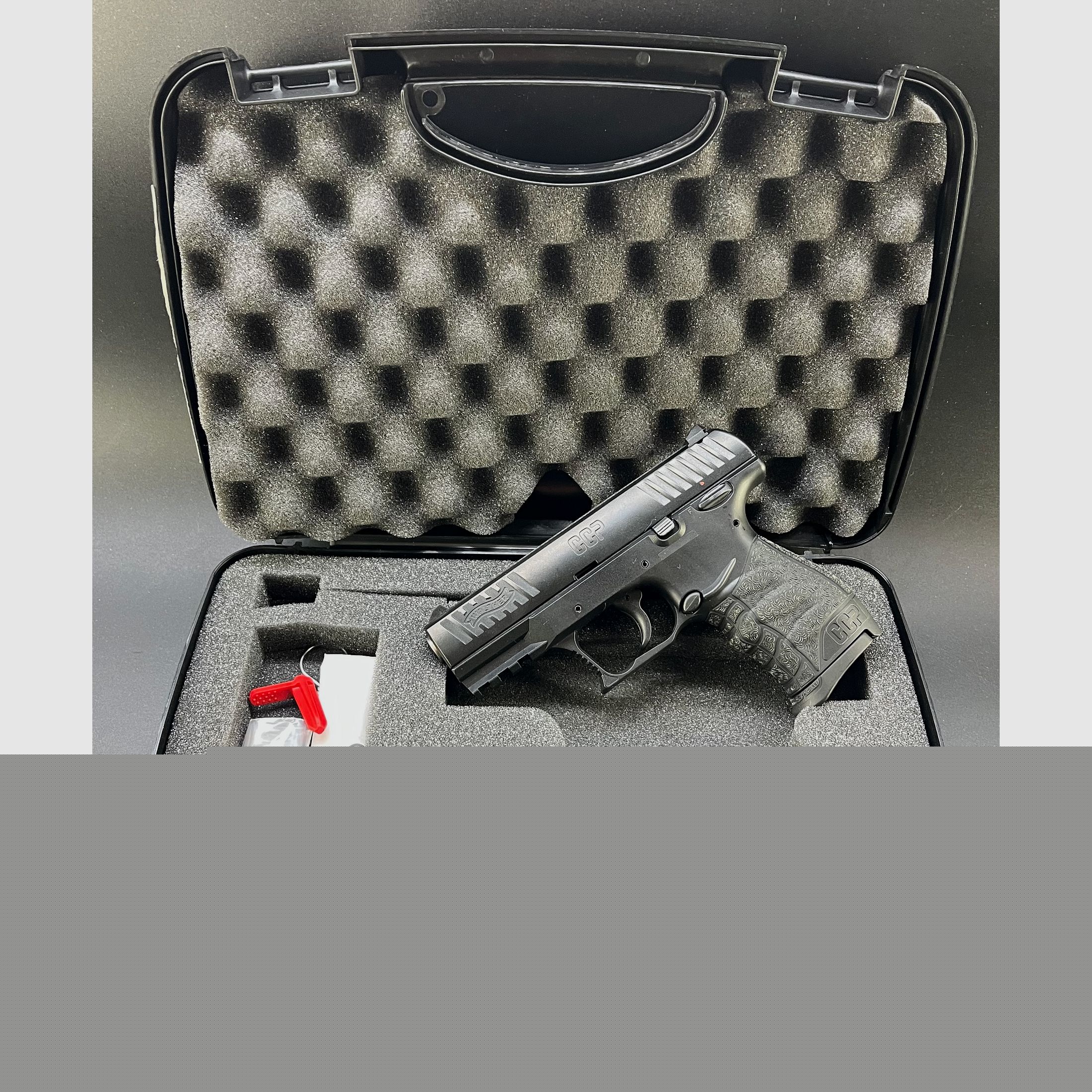 Vorführwaffe Carl Walther CCP 9x19 BLACK, 3,54"LL; 8-RD Magazin