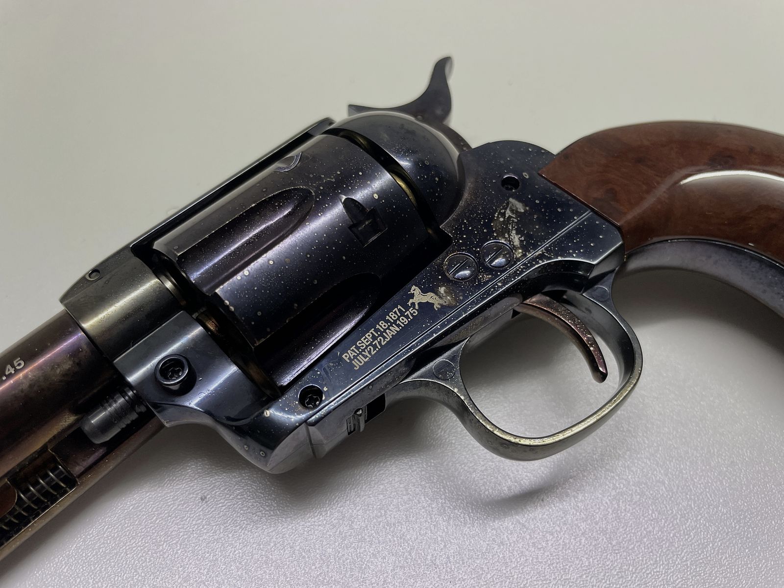 Colt Single Action Army® 45 Co2-Revolver Kaliber 4,5 mm BB (P18) brüniert