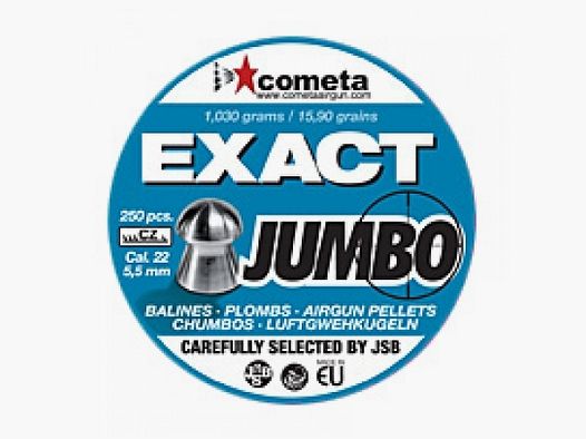 Diabolos JSB Exact Jumbo – Kaliber 5,52 mm (250 Stk.)