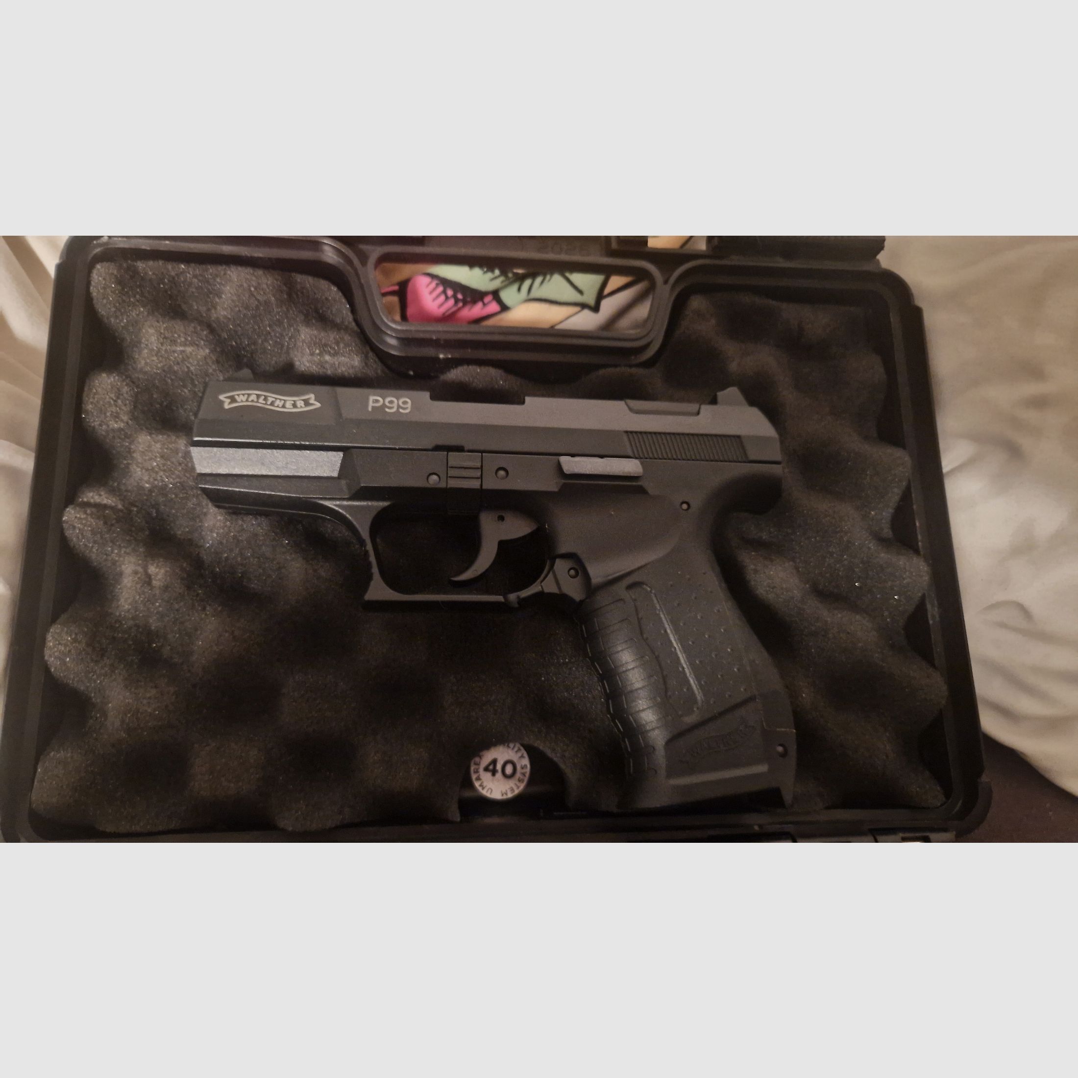 Walther P99 blank firing