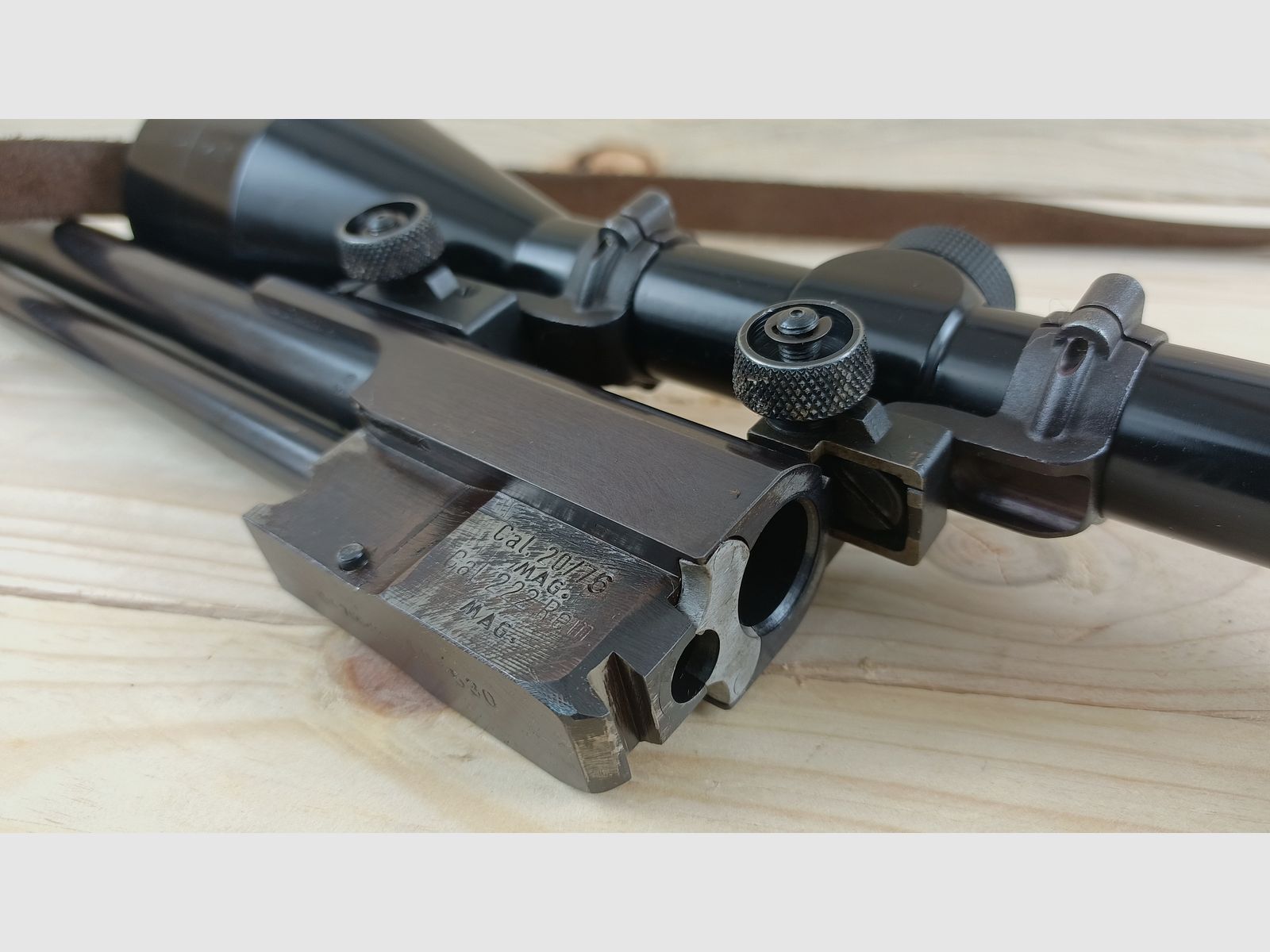 Voere BBF Modell "Schwarzwald" Kal. .222Rem.Mag., 20/76*mit Handspannung & Tasco Optik*
