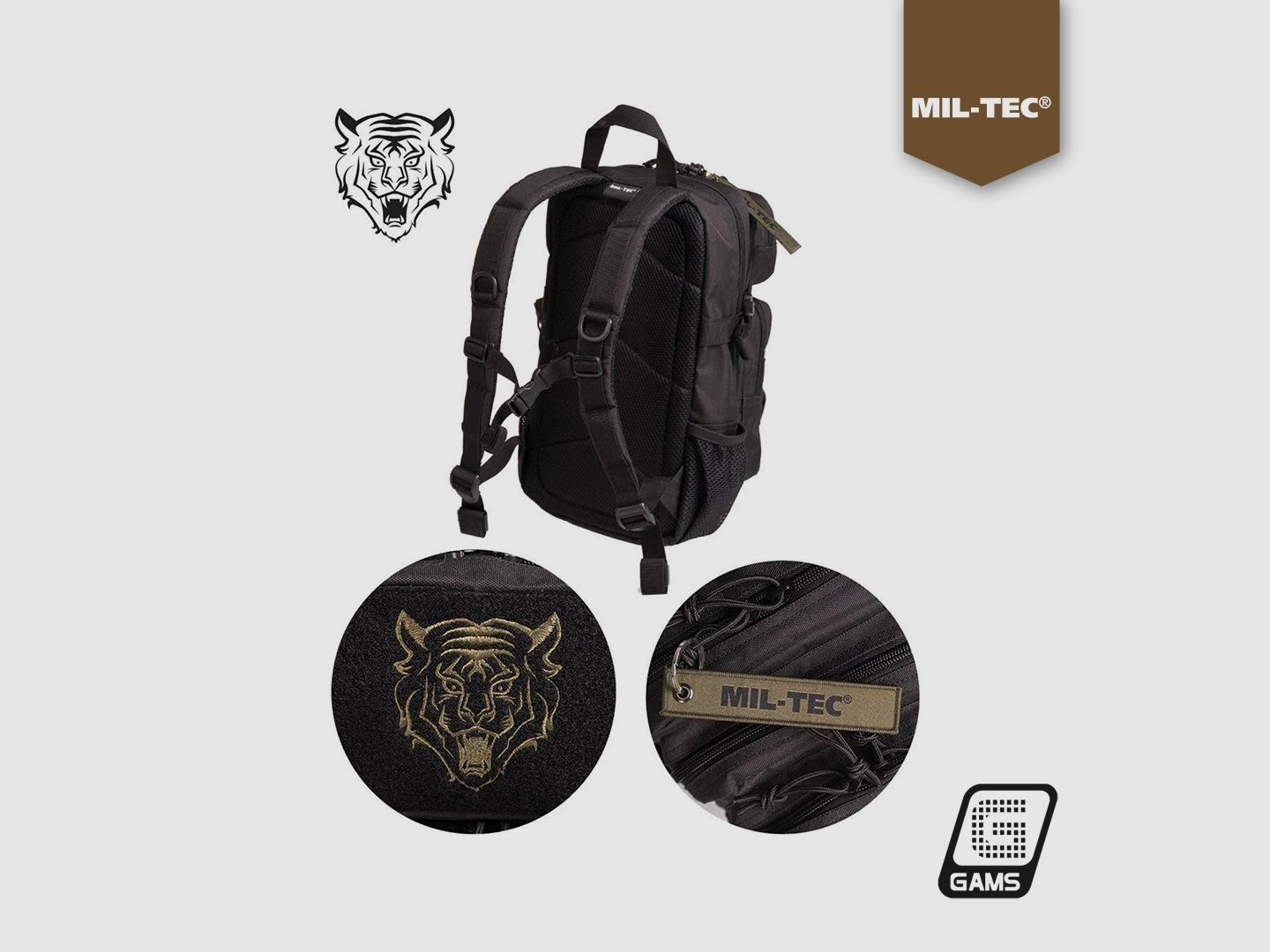 Mochila 14 litros asalto de EE.UU – MILTEC, imagen 3 de 4