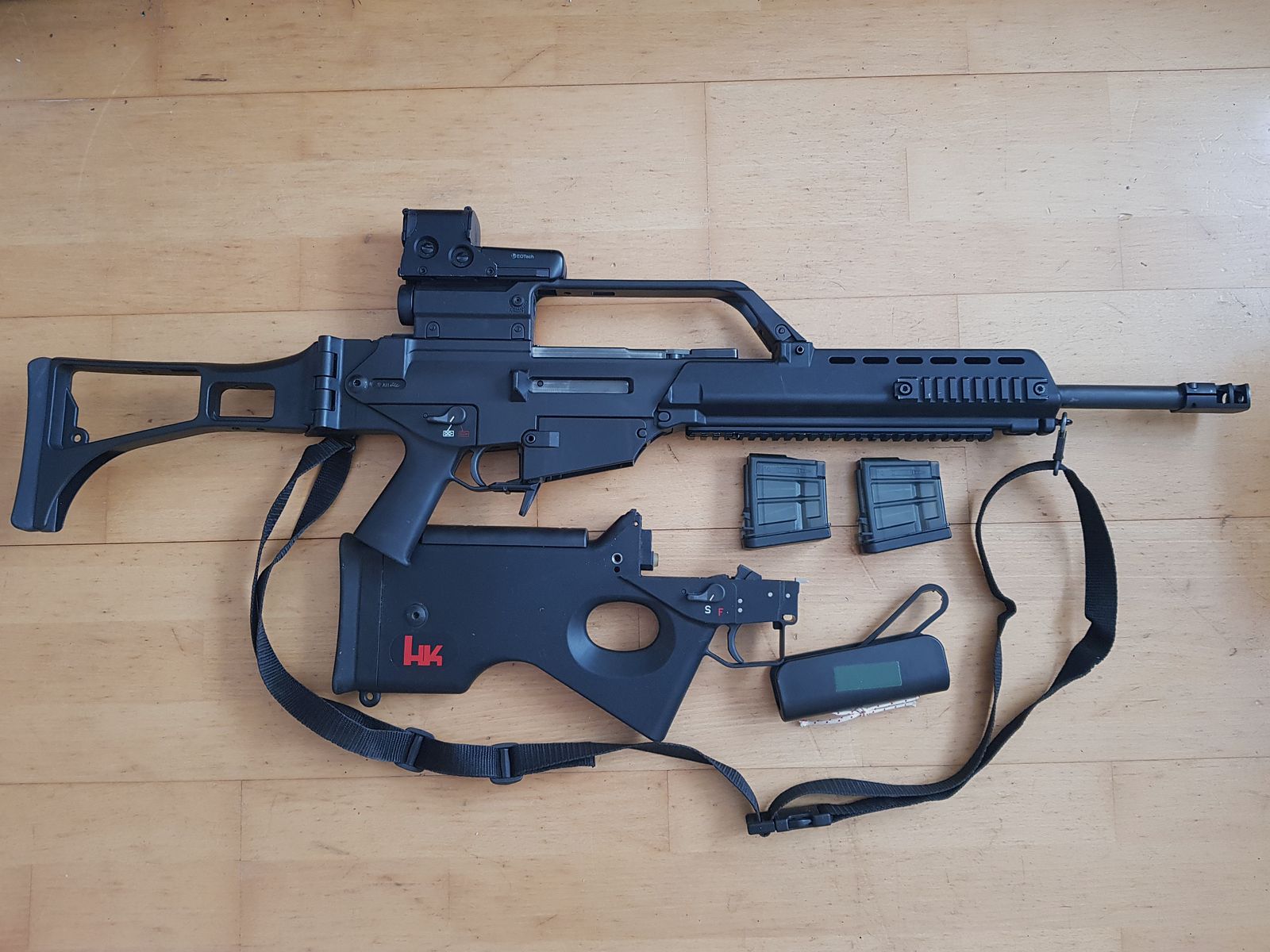Heckler&Koch SL8 (civilian G36 clone, no HK 243) + accessories and magazines