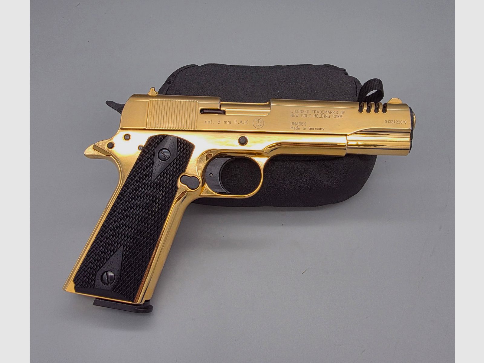 Colt 1911 A1 GRE Gold Rush Edition Umarex 9mm PAK nicht mehr im Handel erhältlich fast wie Neu ! SRS Schreckschuss