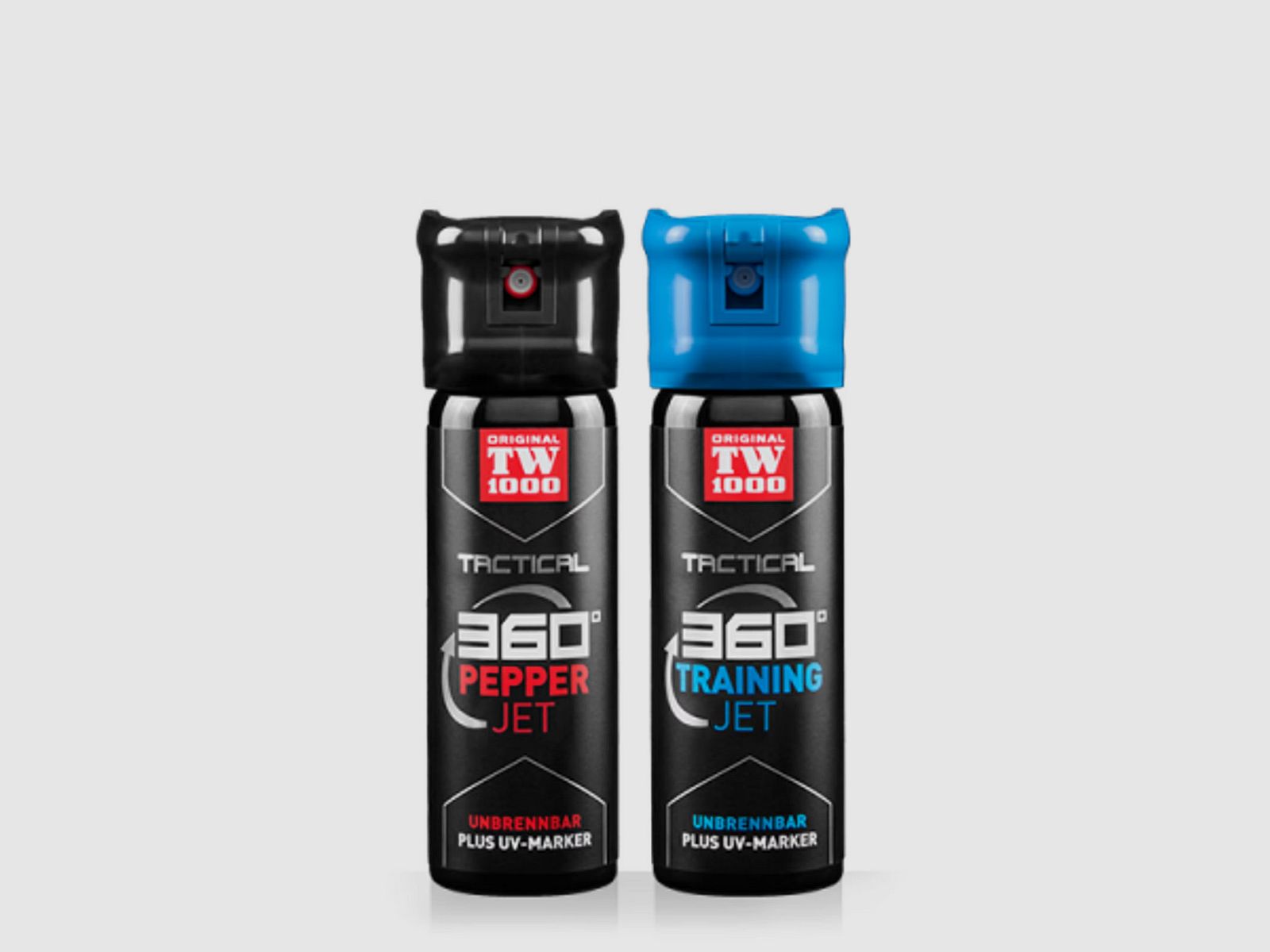 TW1000 Tactical Jet Classic Pepperspray SET, 45 ml 360°, UV Marker classic + training