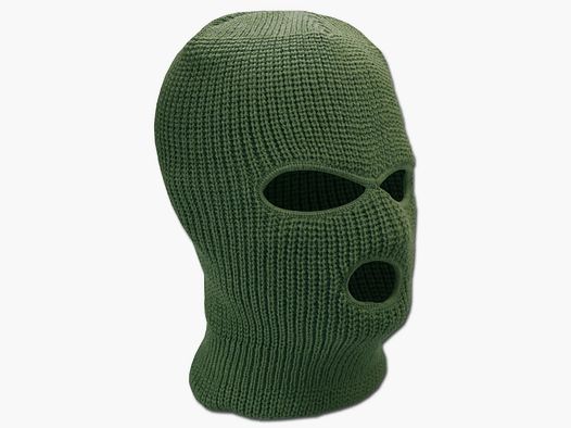 Mil-Tec Mil-Tec Balaclava 3-Loch - Oliv