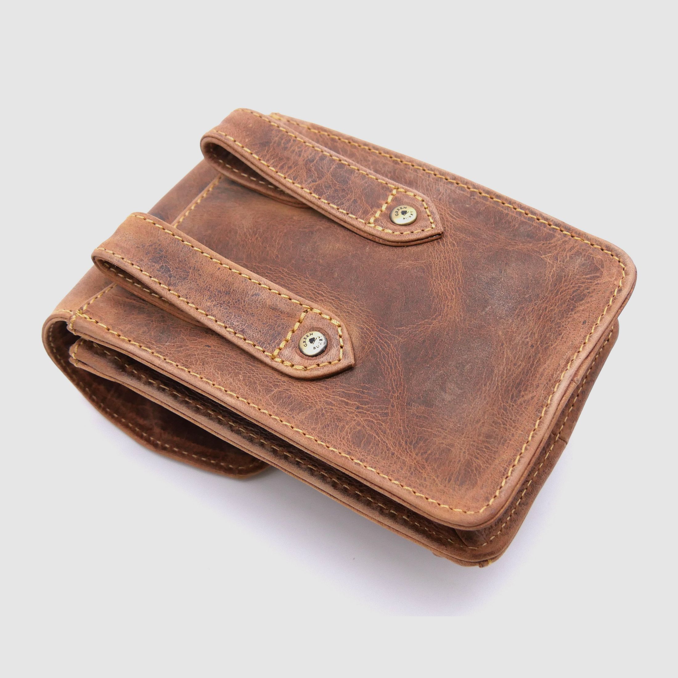 Greenburry Leder Gürteltasche Vintage Hirsch braun 1754H-STAG3-25