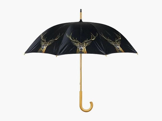 LivingActive Regenschirm Rothirsch schwarz