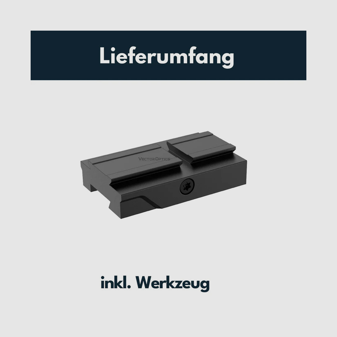 Vector Optics SCFRM-17 Montage mit VOD (Aimpoint) Footprint für 11mm Dovetail, h=6mm