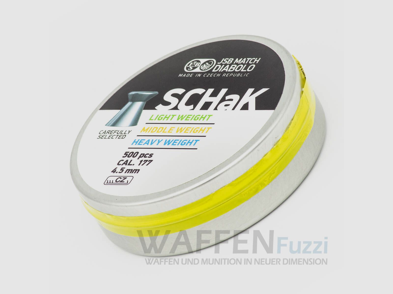 JSB SCHaK Premium Diabolo z płaskim czubkiem 0,52g 500 szt.