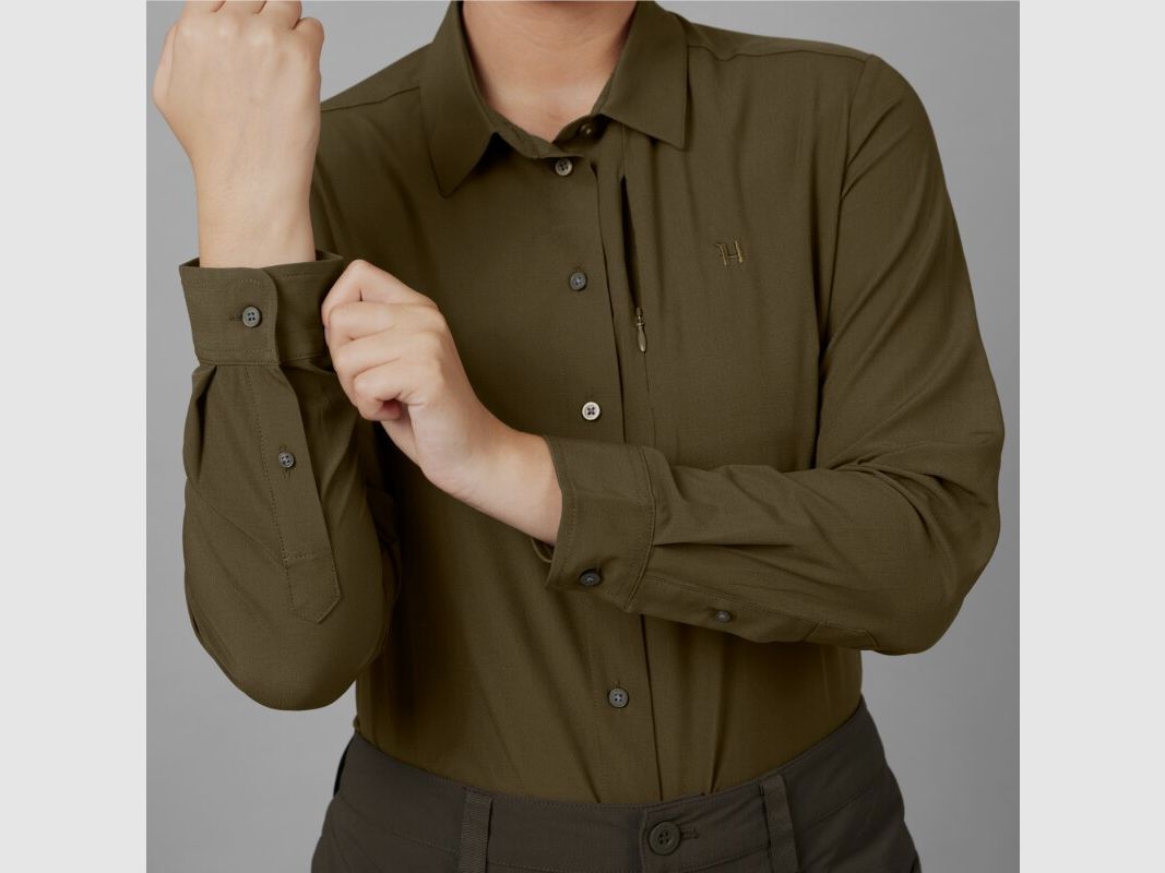 Camisa Härkila Trail verde sauce