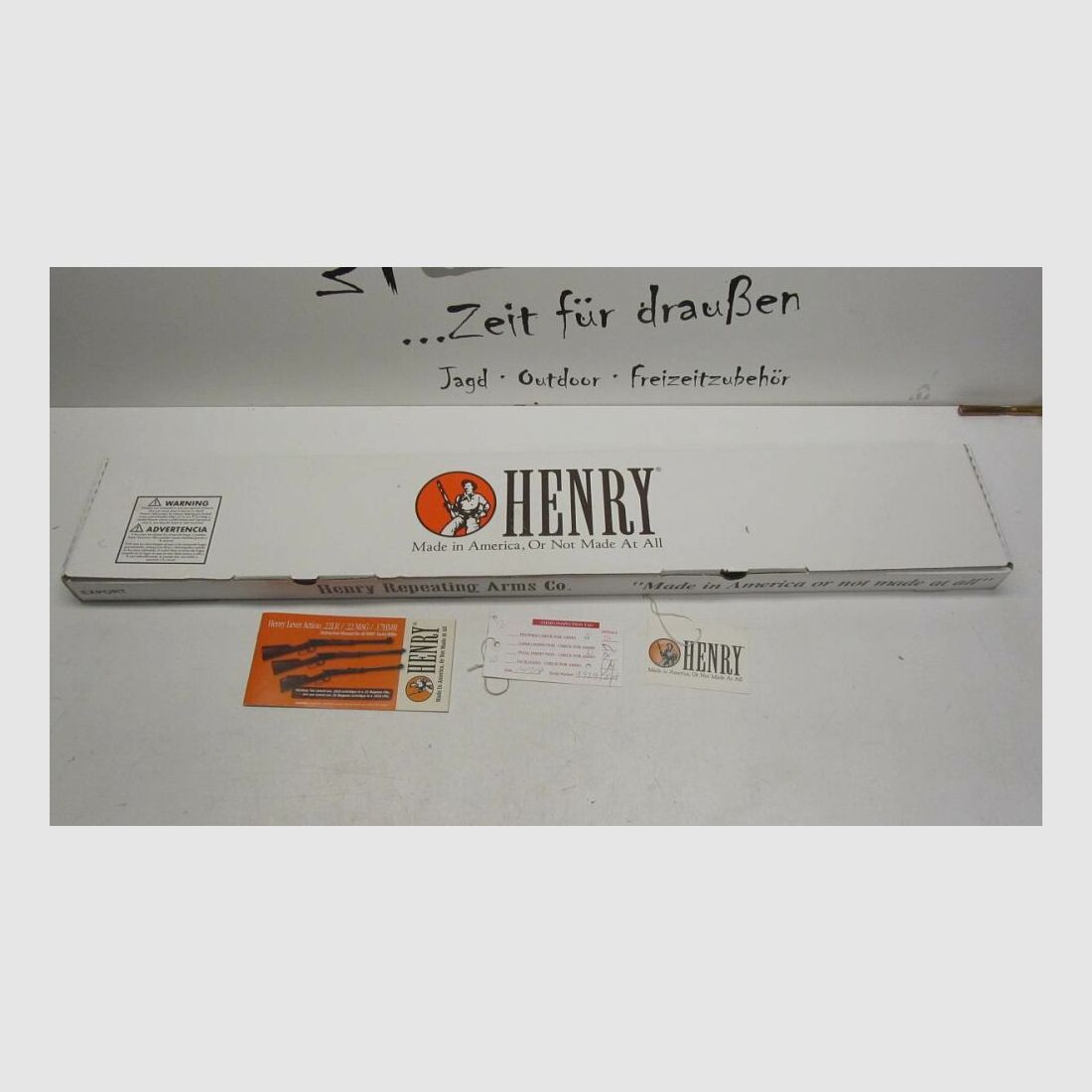 Henry UHR Unterhebelrepetierbüchse Lever Action 18,5", .22lr, fast neuwerti .22lr