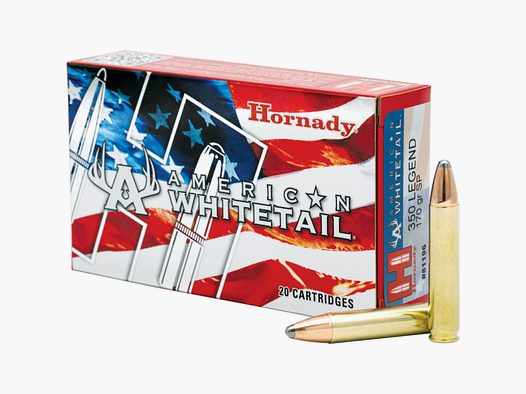 350 Legend Hornady AMERICAN WHITETAIL® 170 gr INTERLOCK® VE20