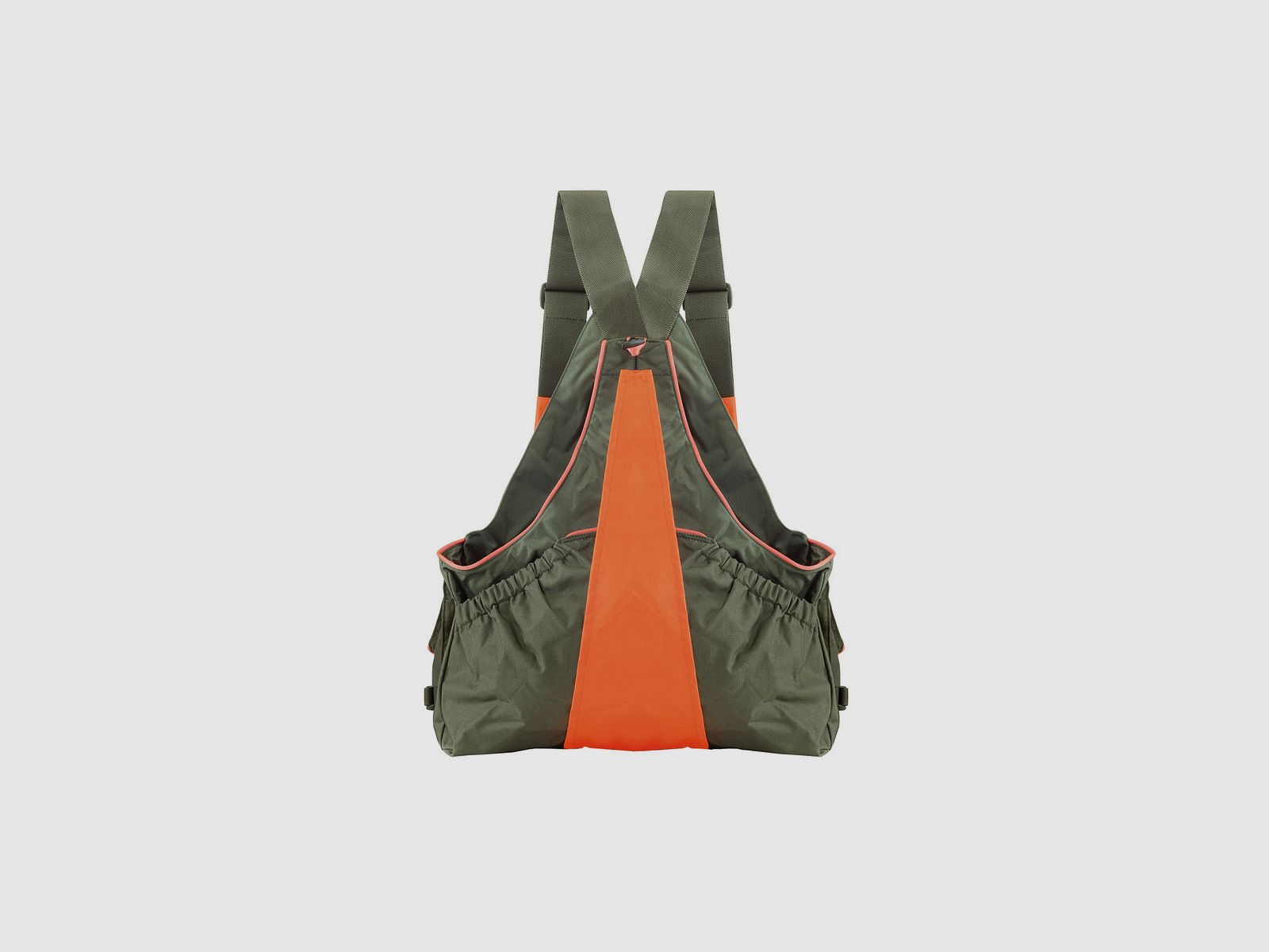 Riserva - Technisches Tragesystem-Gilet aus Ripstop-Cordura in Grün und Orange, Bild 2 von 2