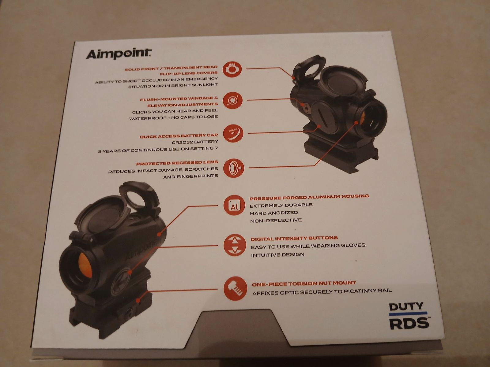 Aimpoinz Duty RDS 2 MOA, 39 mm, like new, immagine 7 di 8