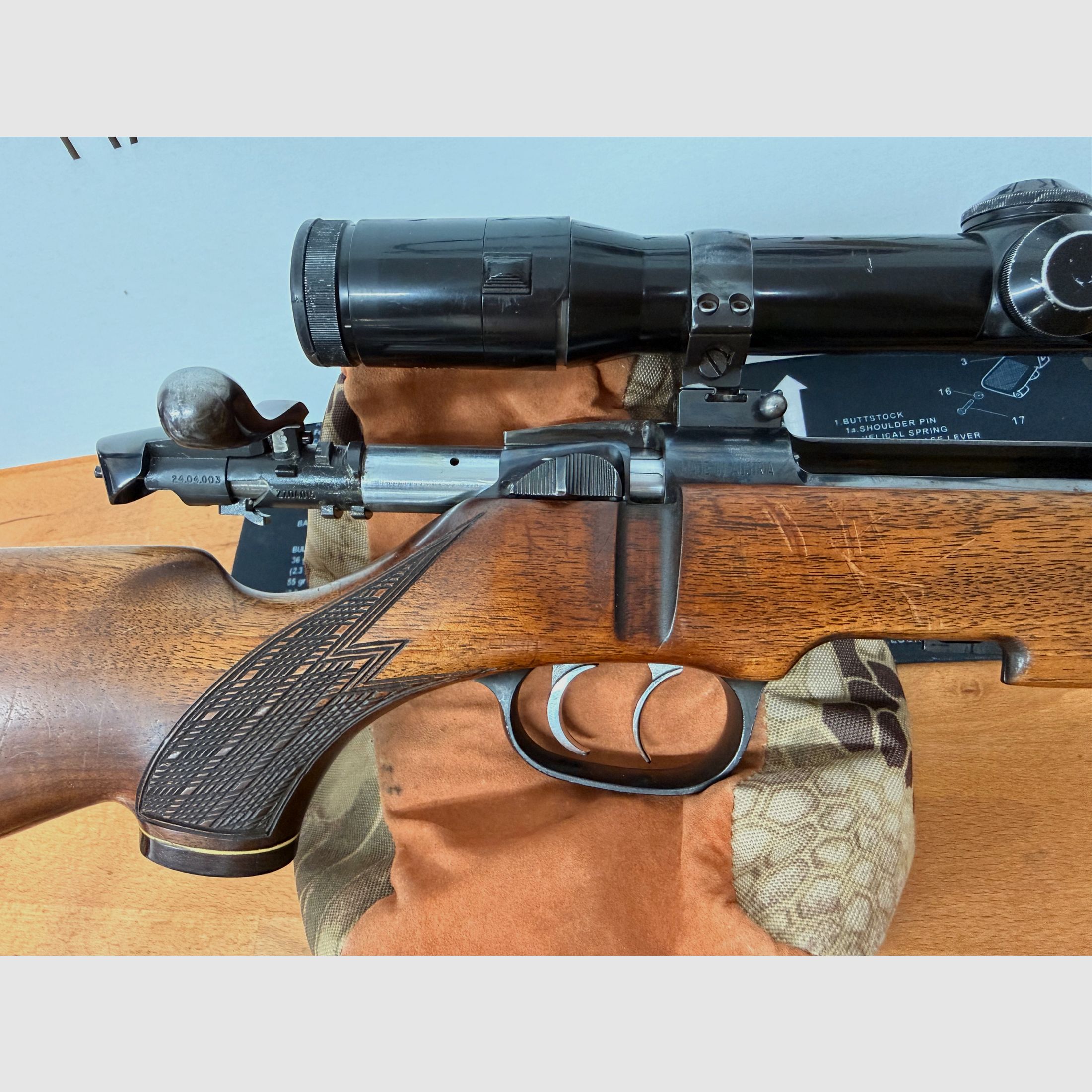 Steyr-Mannlicher Mod. M in caliber .30-06 Spring. incl. Zeiss Diavari-ZA 1.5–6x42 T*