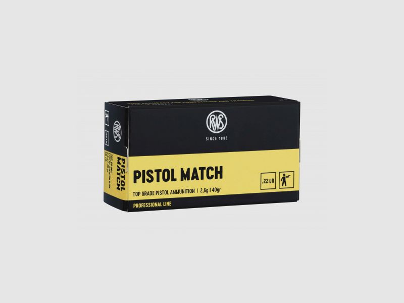 RWS Randfeuerpatronen Pistol Match .22 lr