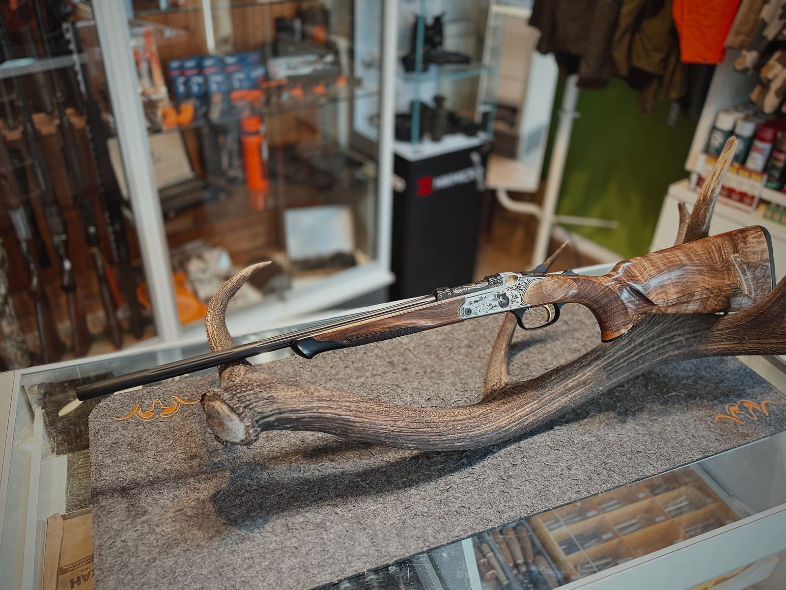 Blaser K95 Luxus – Kal. .270 Win – Custom Lauf mit Goldeinlagen