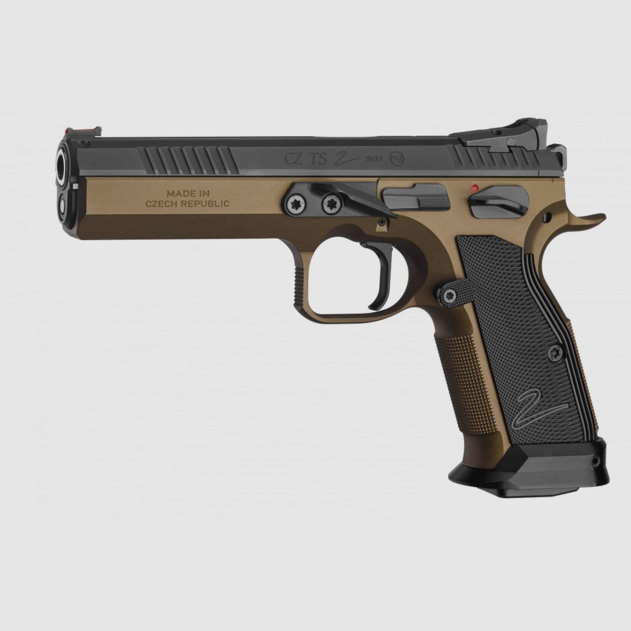 CZ TS2 Deep Bronze 9x19mm, image 1 sur 3
