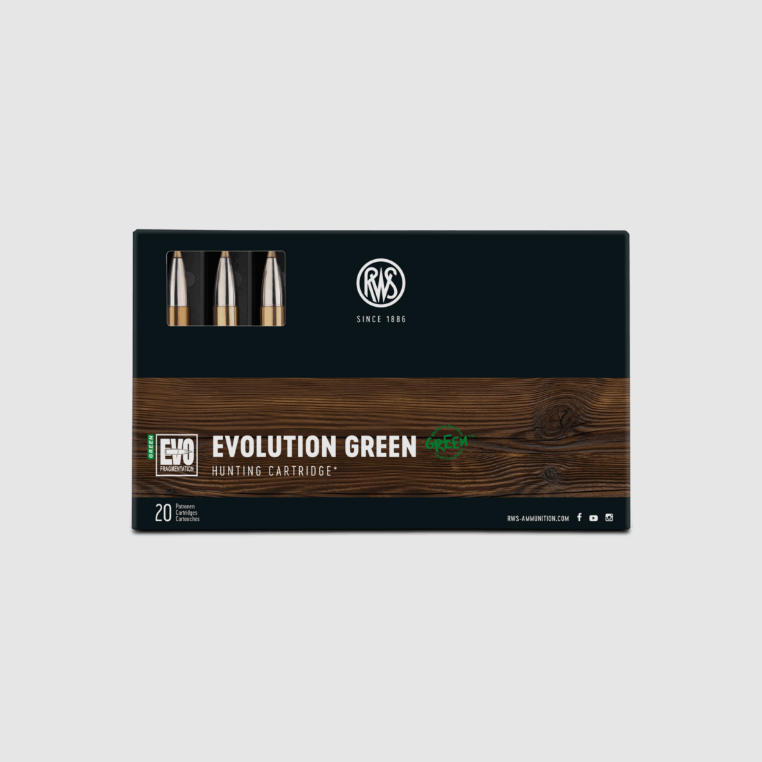RWS .30-06 139 gr Evolution Green Jagdmunition