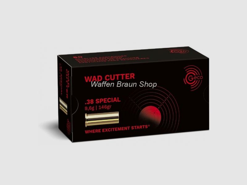 GECO PATR .38 SPECIAL WC 148 grain 50 pezzi