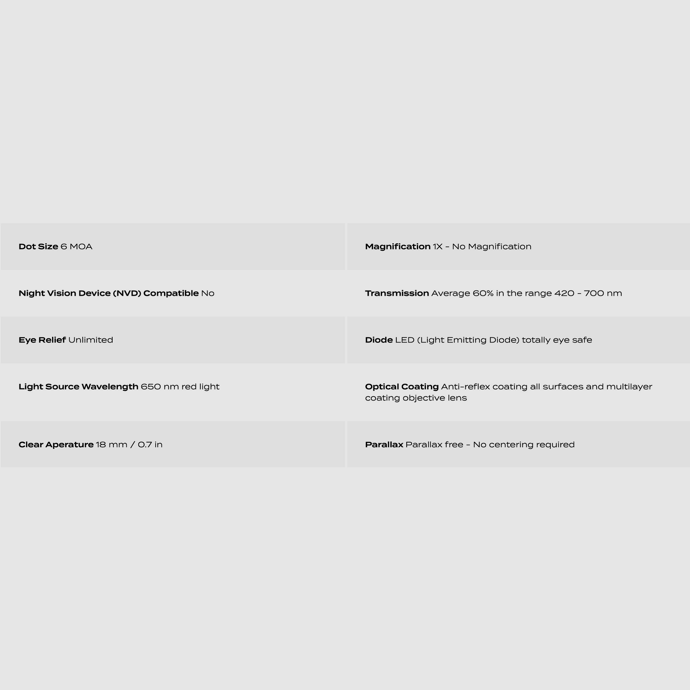Aimpoint 682510690 Micro S-1 6 MOA black red dot sight