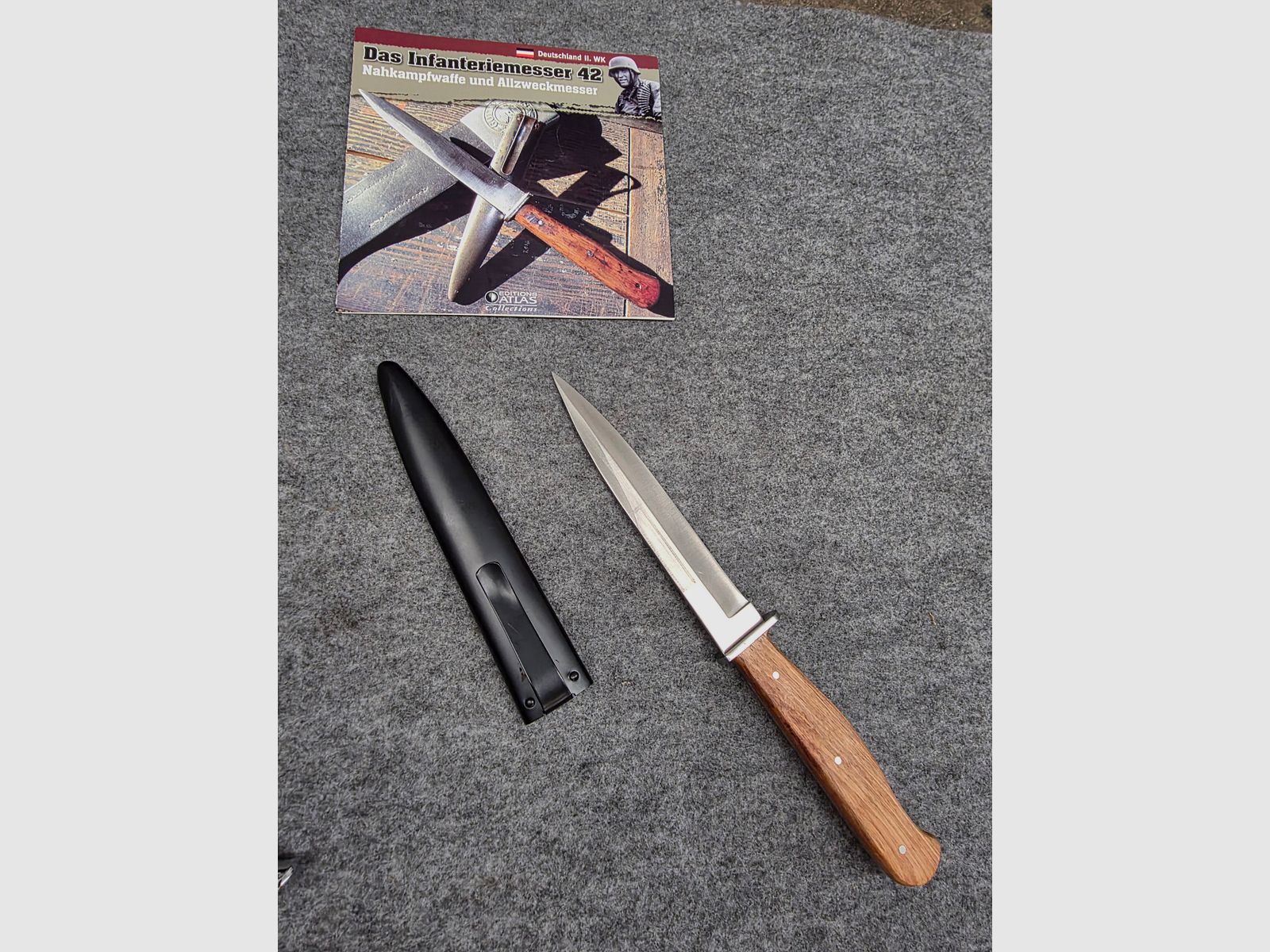 Collection d'Atlas Abo Repro Seitengewehr 42 Couteau de combat HJ Couteau de randonnée, Couteau d'infanterie 42