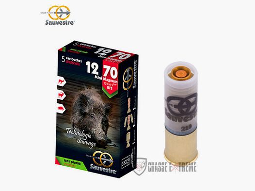 5 SAUVESTRE BFS Lead-Free Cartridges Cal 12/70 Mini Magnum