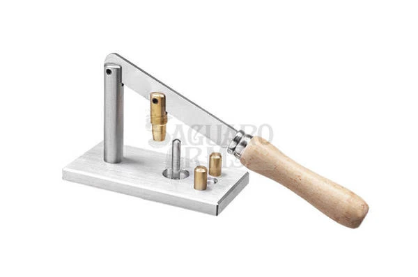Press for .44 revolver cylinders to make nipples easier to unscrew