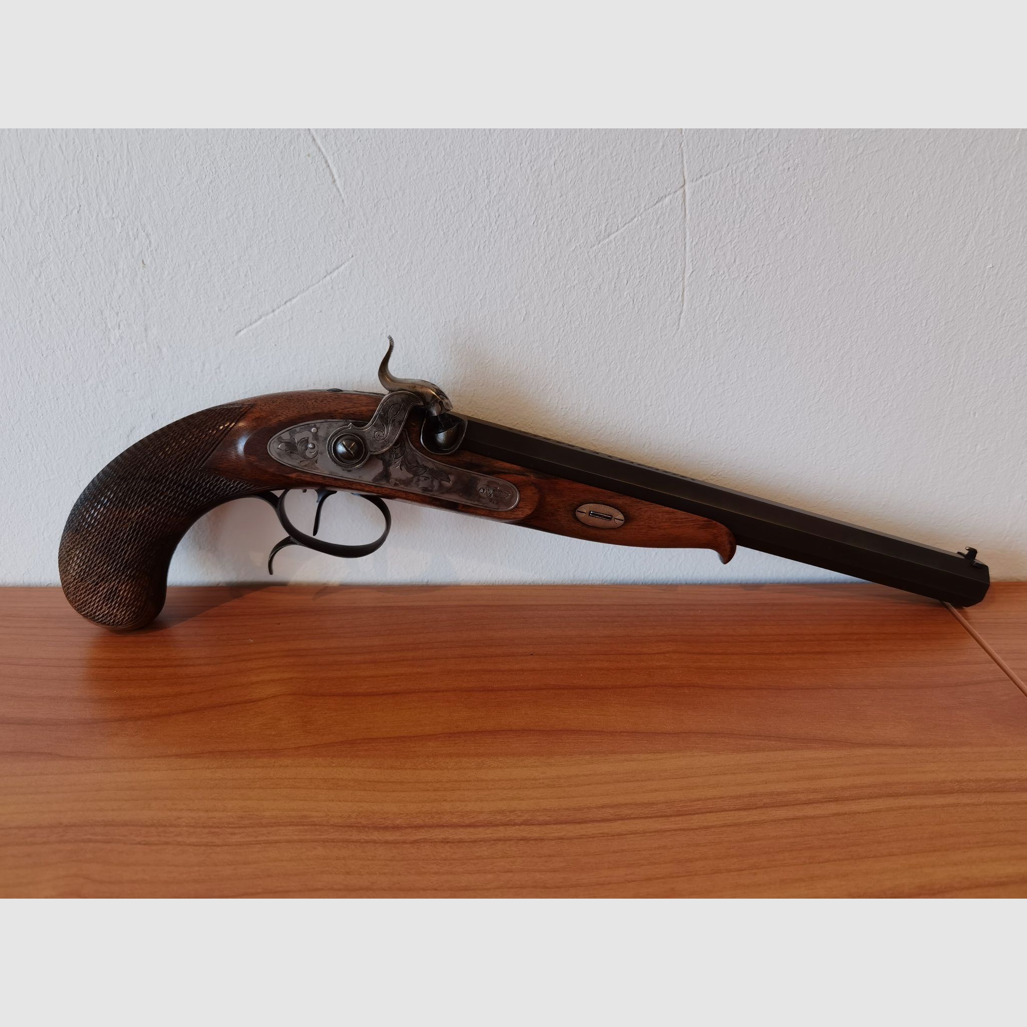 Pistola de avancarga Hege Siber Lausanne Cal. 33 Nr. 1799