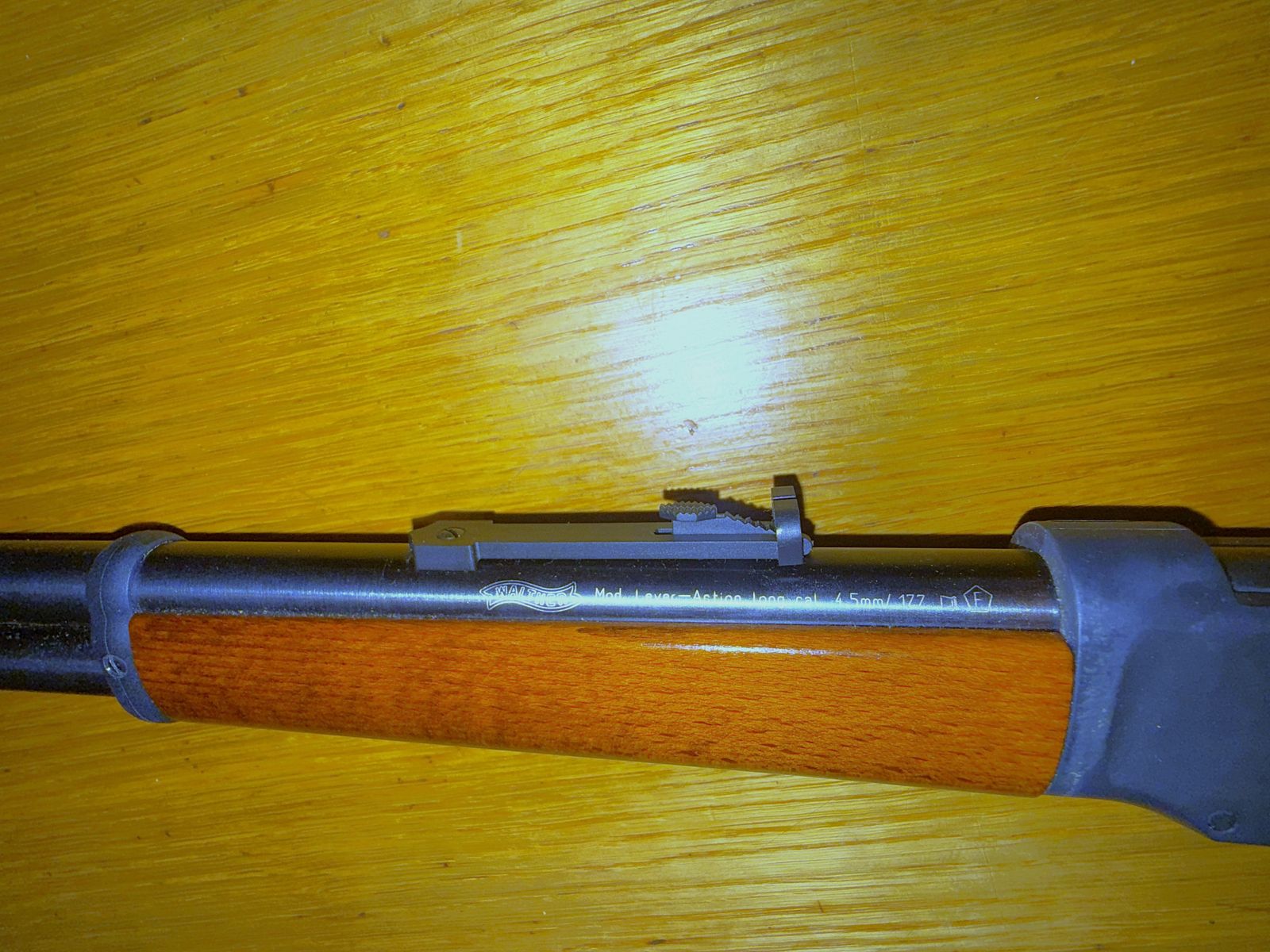 Walther Mod. Lever-Action long CO2 rifle Cal. 4.5mm