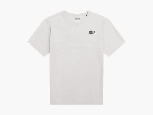 Bergans Logo T-shirt in Cotone Uomo Arctic White L