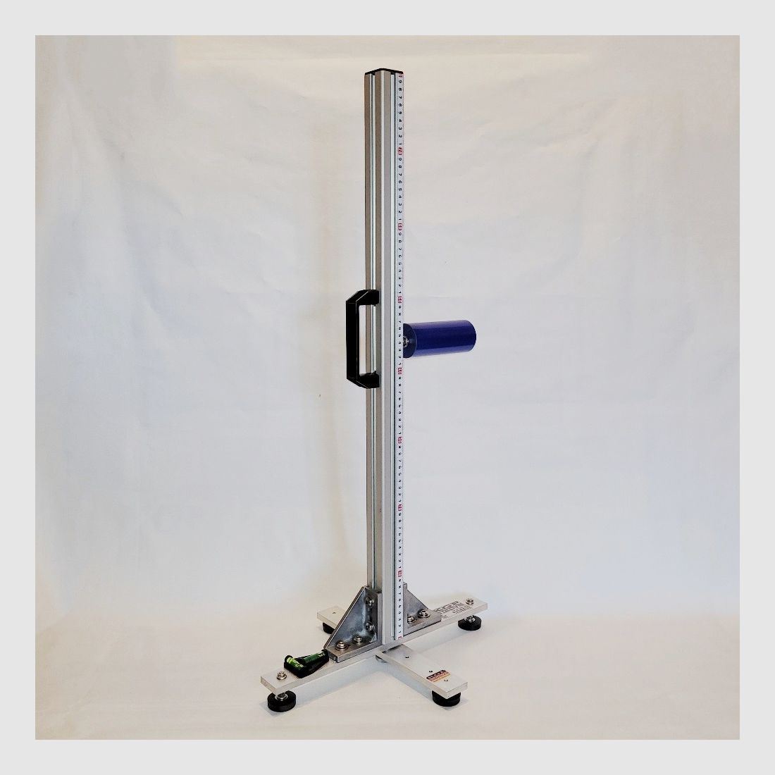 KGF Auflagestativ - Auflageständer Alu X-800-Pro mit Buchenholz-Auflage, klappbar, Waage, Griff und Maßband