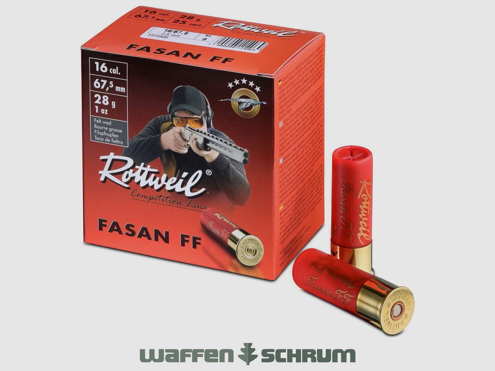Rottweil Fasan FF Skeet 16/67,5 2,0mm - 28g