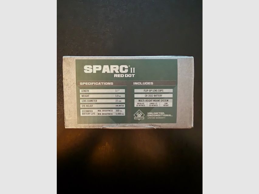 Red Dot Vortex Sparc 2